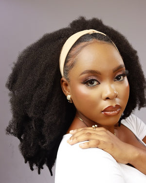 23" Premium Fiber Half Wig - Onyi (Kinky Texture)