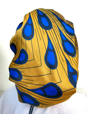 Ankara Reversible Satin Bonnets