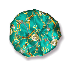 Ankara Reversible Satin Bonnets