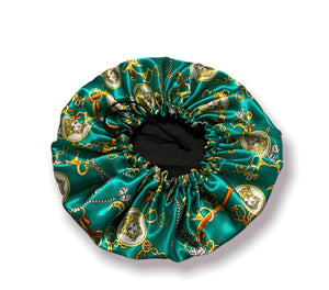 Ankara Reversible Satin Bonnets